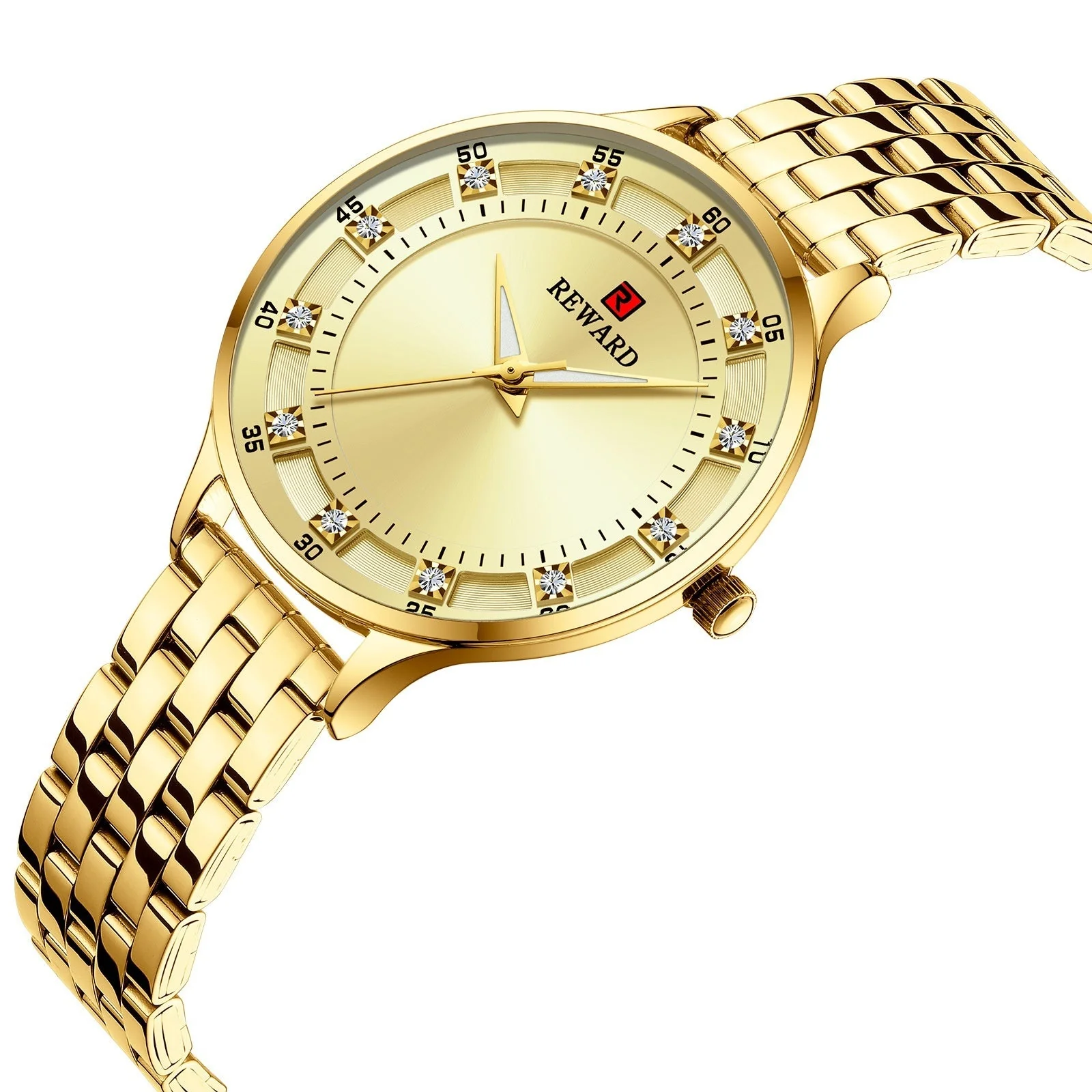 Steel Belt Quartz Diamond Watch Waterproof - Image 3
