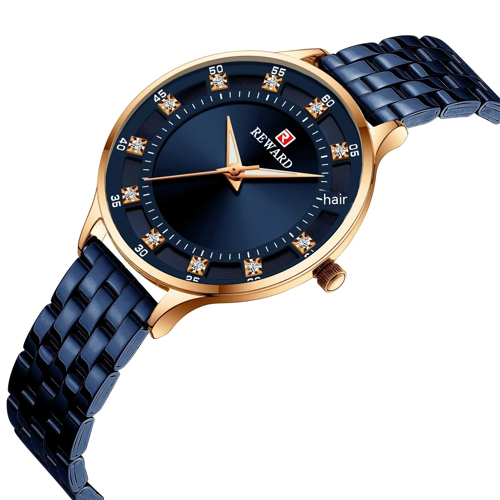 Steel Belt Quartz Diamond Watch Waterproof - Image 5