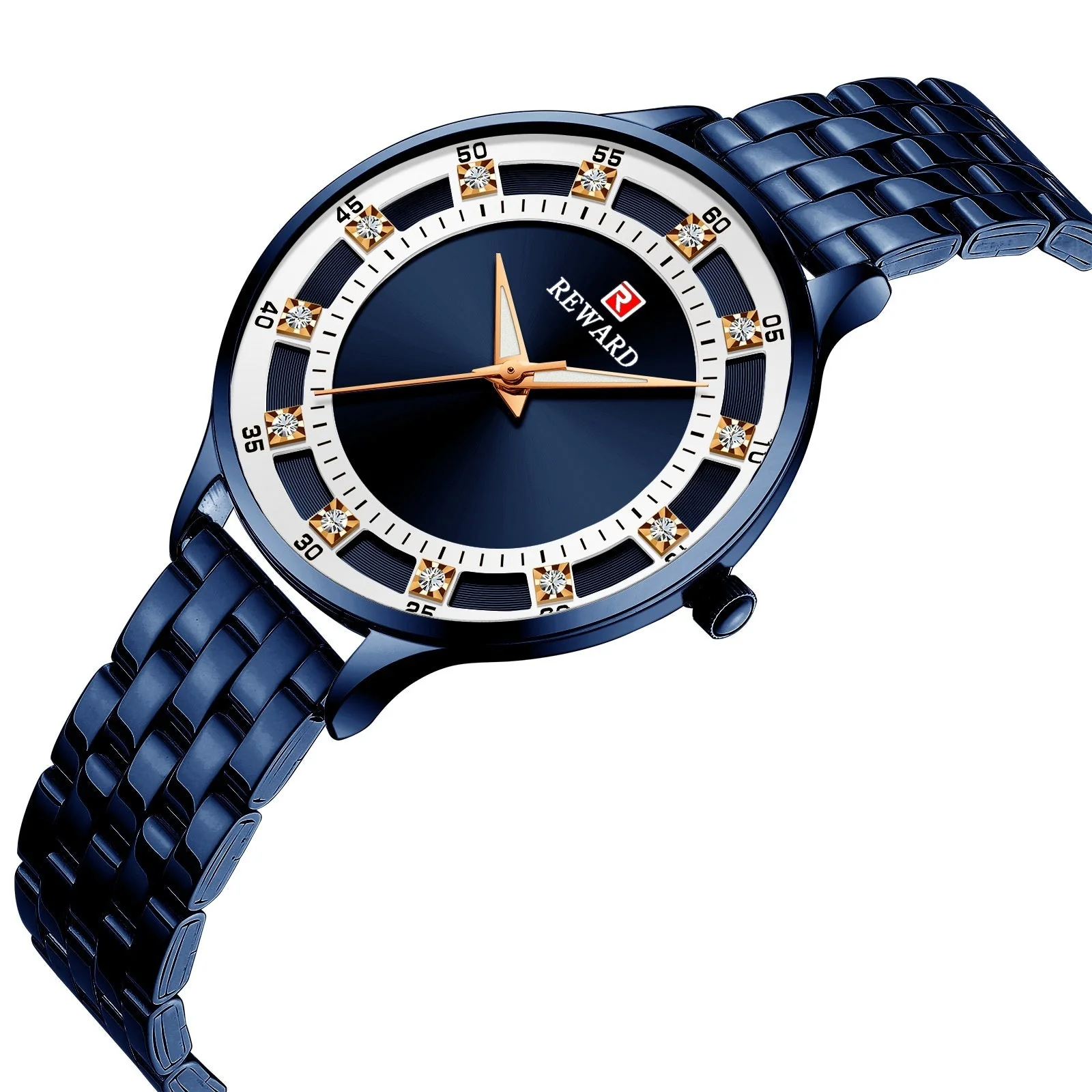 Steel Belt Quartz Diamond Watch Waterproof - Image 7
