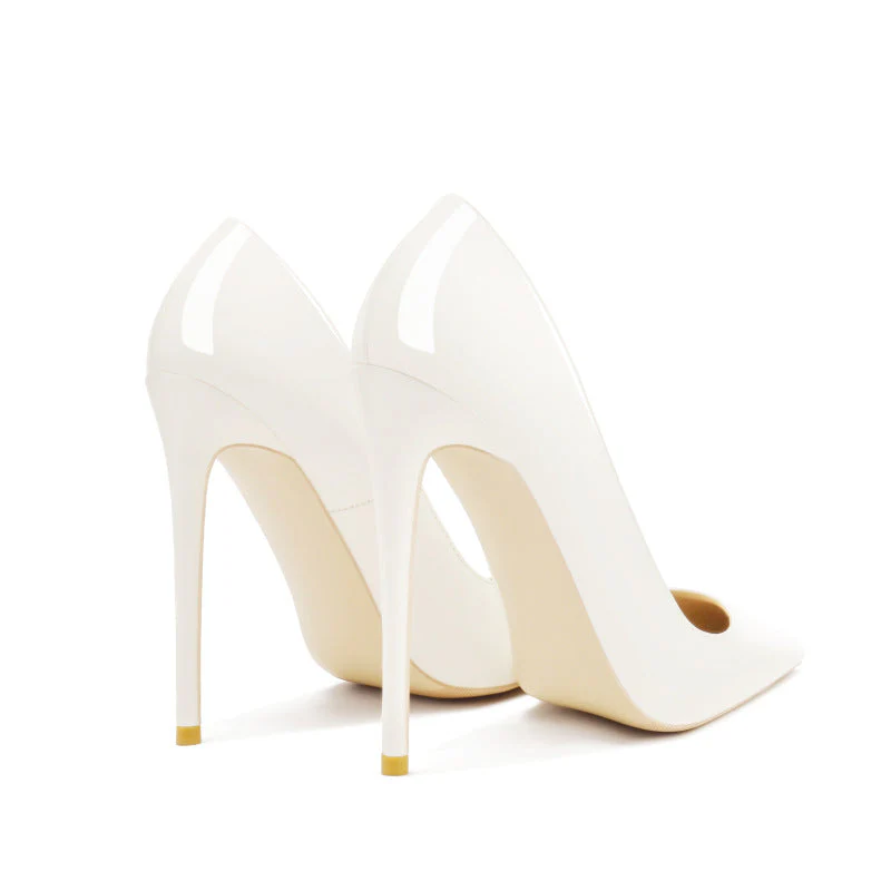 Stiletto High Heels Patent Leather Shoes - Image 4