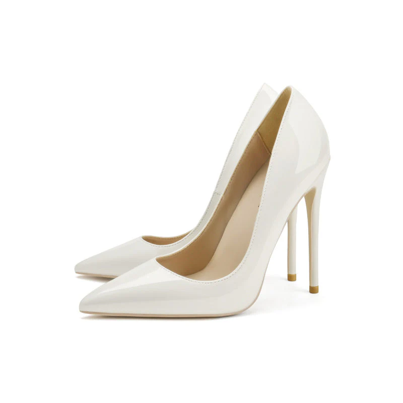 Stiletto High Heels Patent Leather Shoes - Image 6