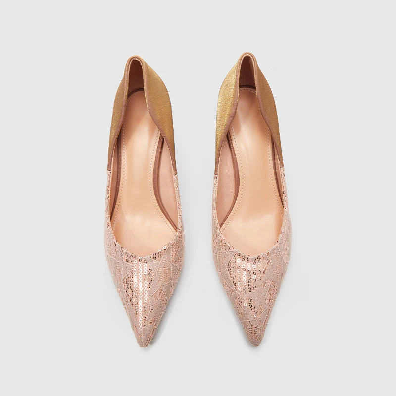 Stiletto Shoes Pointy Toe Pumps - Image 5