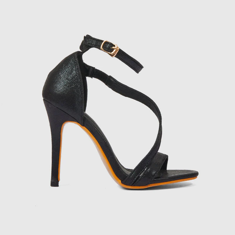 Ankle Strap Open Toe Stilettos Heeled Sandals - Image 2