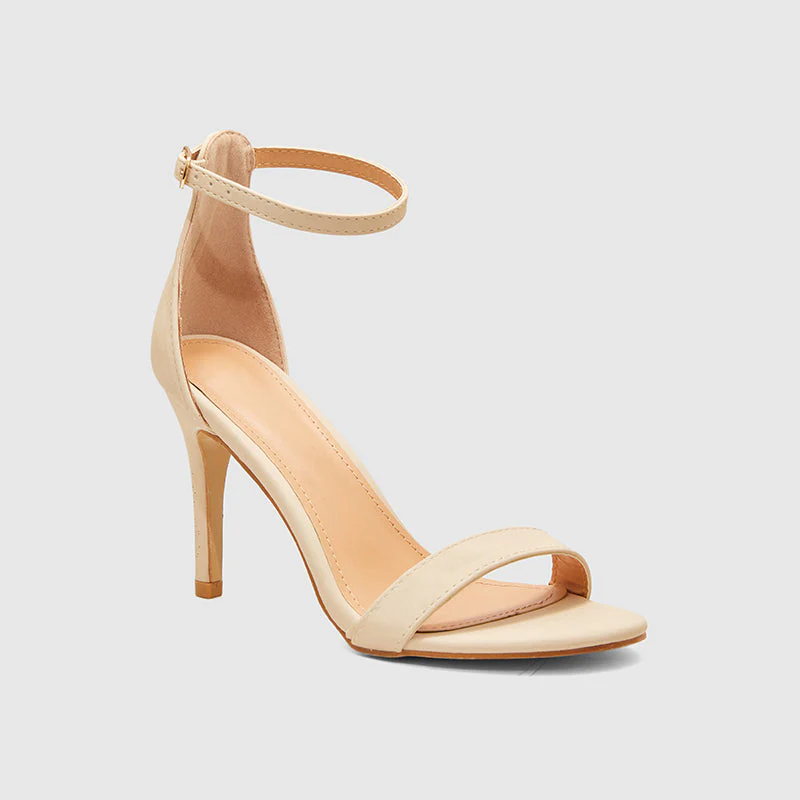 Stiletto Heeled Sandals Ankle Strap Open Toe - Image 10