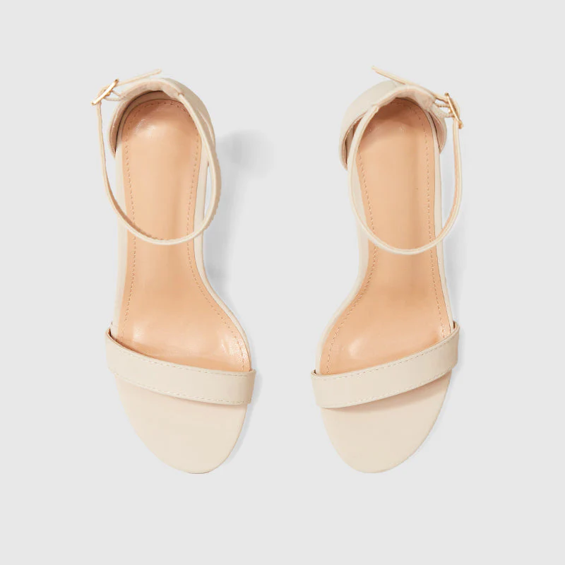 Stiletto Heeled Sandals Ankle Strap Open Toe - Image 14