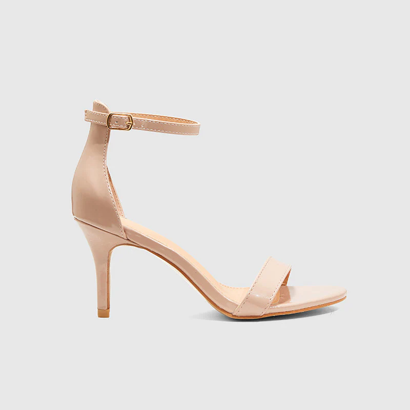 Stiletto Heeled Sandals Ankle Strap Open Toe - Image 16