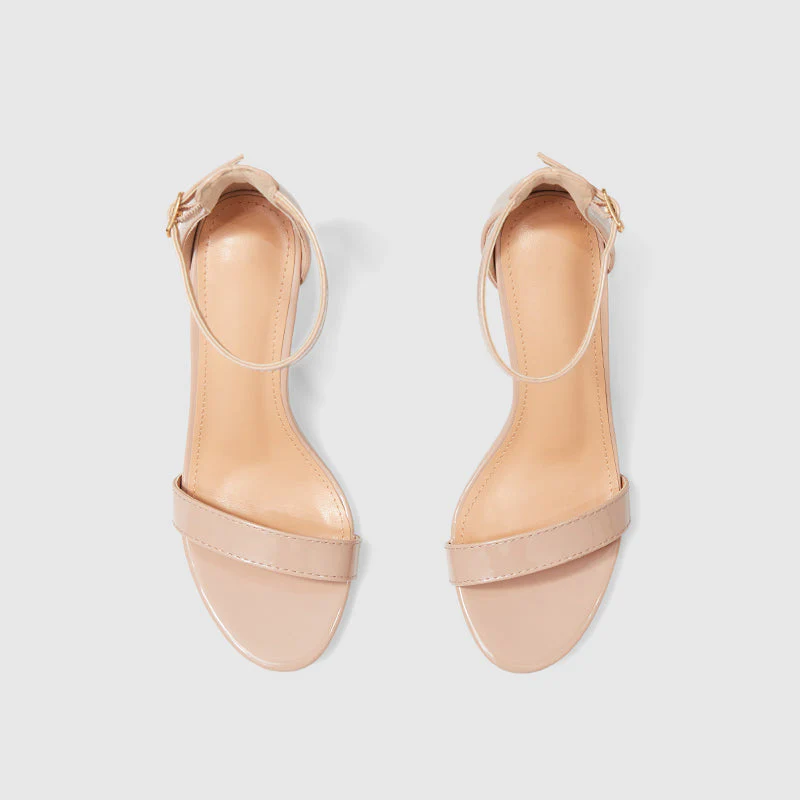 Stiletto Heeled Sandals Ankle Strap Open Toe - Image 20