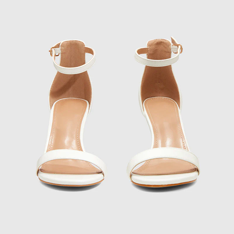 Stiletto Heeled Sandals Ankle Strap Open Toe - Image 27