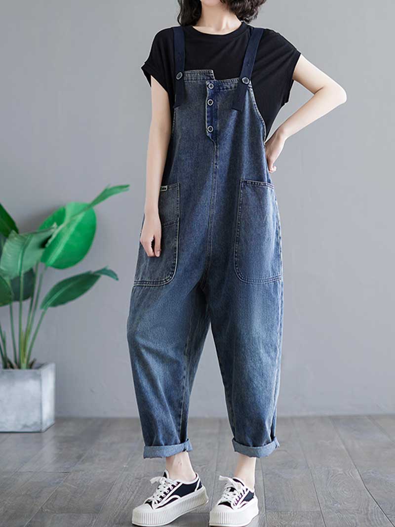 Story Teller Denim Overall Dungarees - Image 3