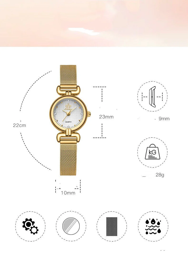Student Quartz Watch With Mesh Chain - Image 10