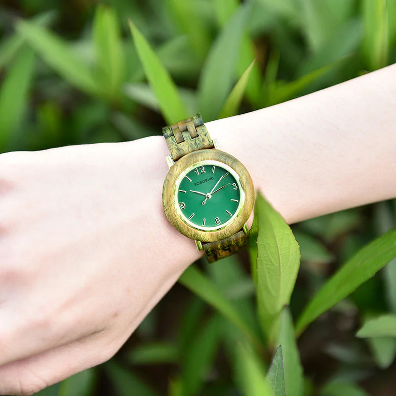 Stylish And Simple Temperament Wooden Watch - Image 2