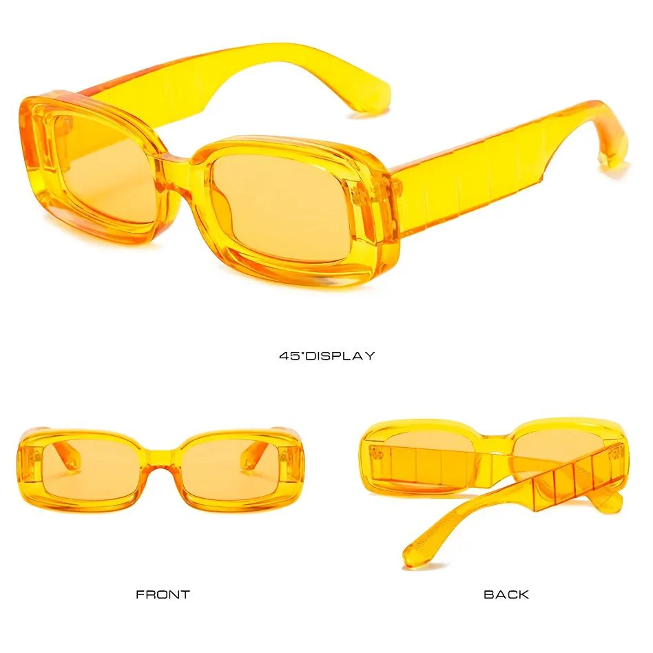 Stylish Plastic Clear Retro Sunglasses - Image 13