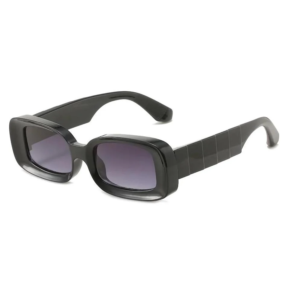 Stylish Plastic Clear Retro Sunglasses - Image 2