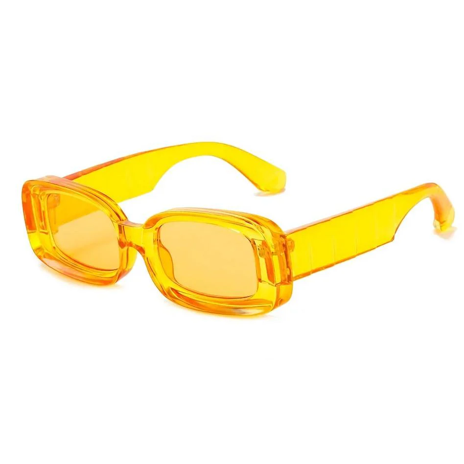 Stylish Plastic Clear Retro Sunglasses - Image 7