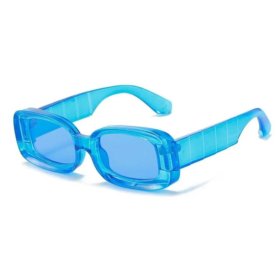 Stylish Plastic Clear Retro Sunglasses - Image 8