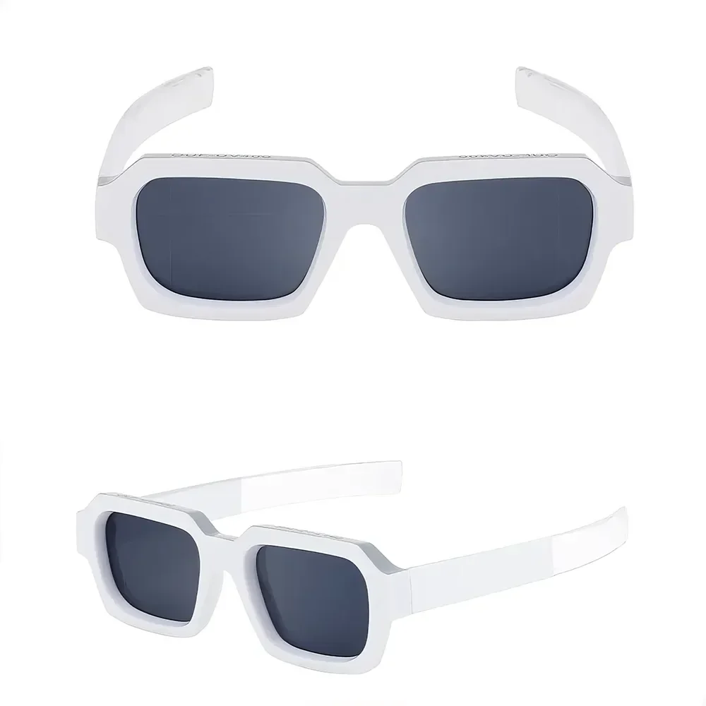 Stylish Retro Rectangle Sunglasses - Image 12