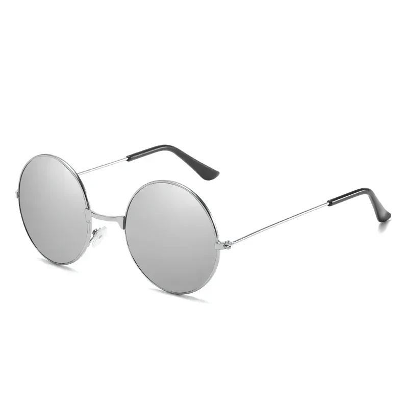 Stylish Retro Round Metal Sunglasses - Image 15