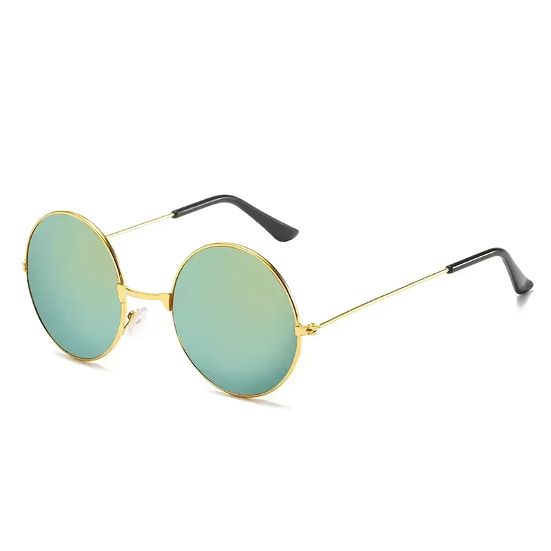 Stylish Retro Round Metal Sunglasses - Image 16