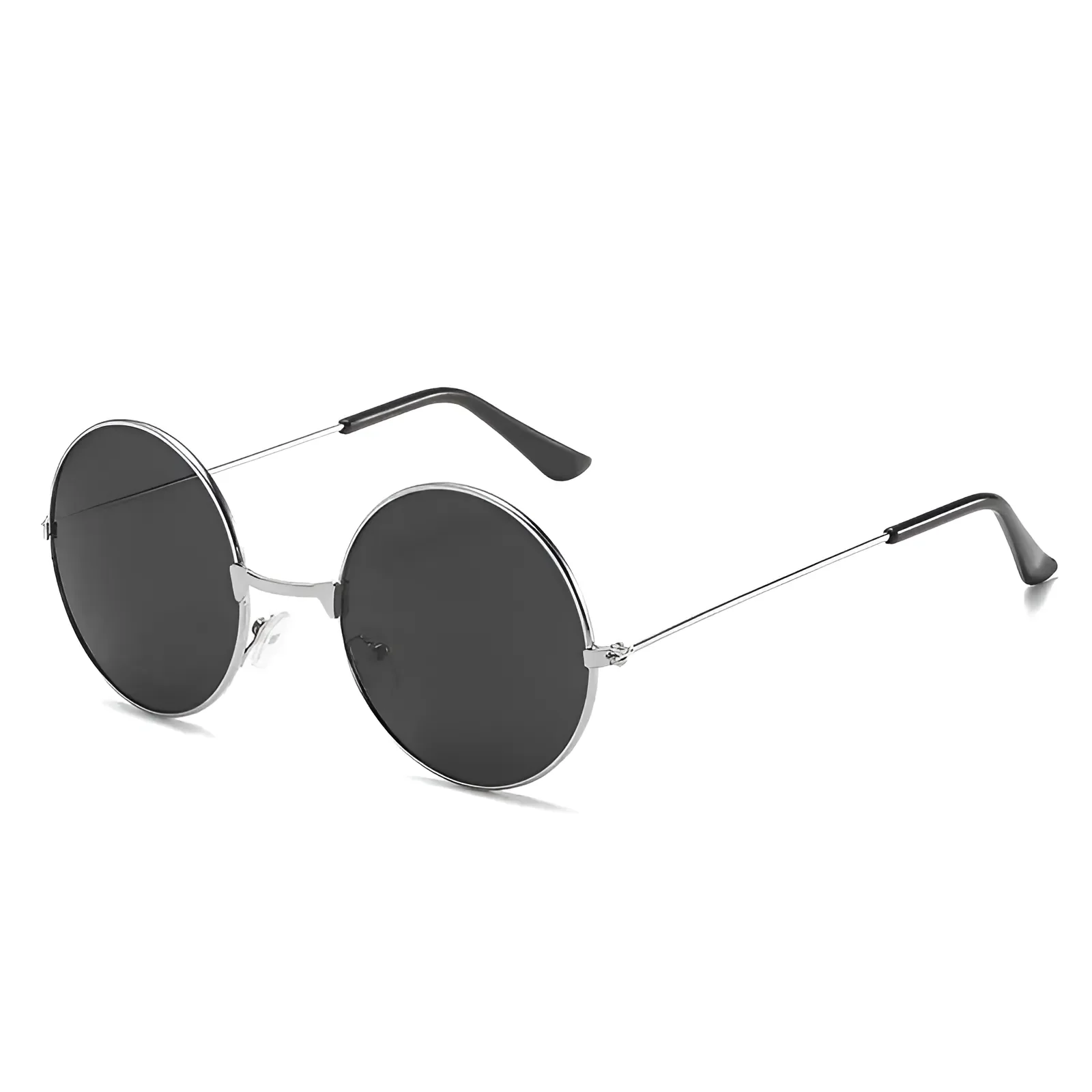 Stylish Retro Round Metal Sunglasses - Image 5