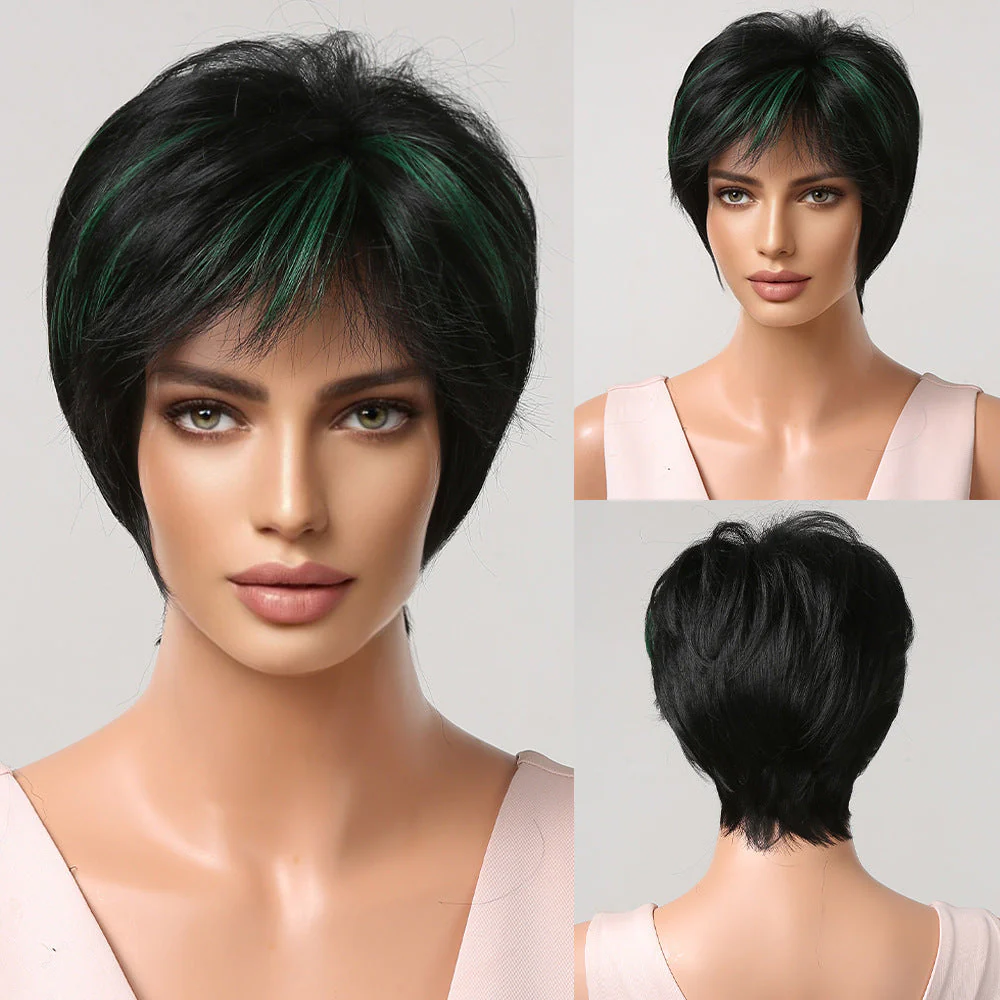 Stylish Short Curly Hair Round Face And Wavy Head - Image 2
