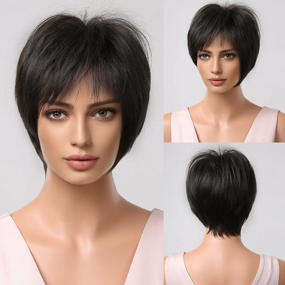 Stylish Short Curly Hair Round Face And Wavy Head - Image 3