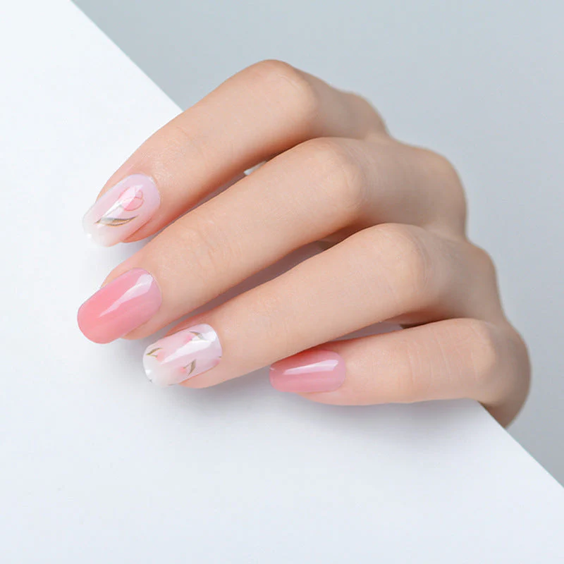 Summer Gel UV Nail Polish Nail Sticker Blush - Image 2