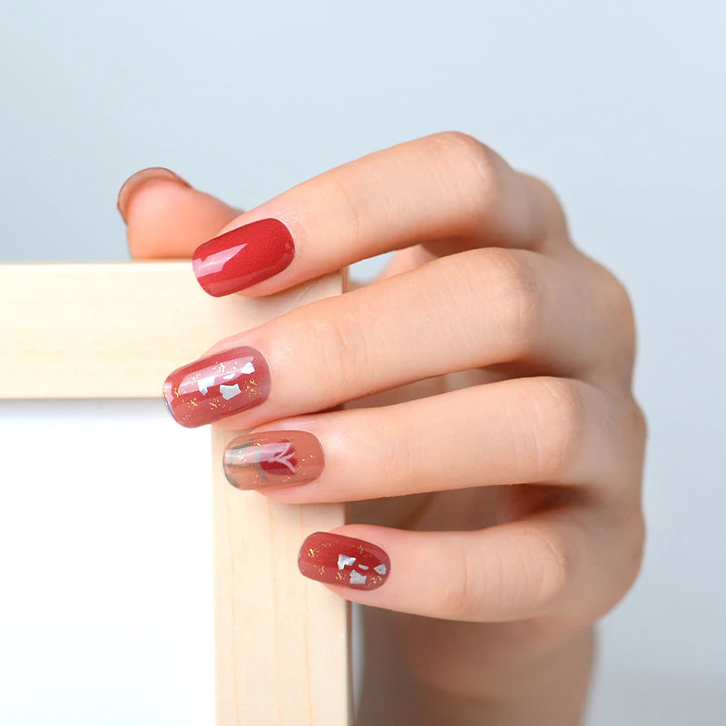 Summer Gel UV Nail Polish Nail Sticker Blush - Image 4