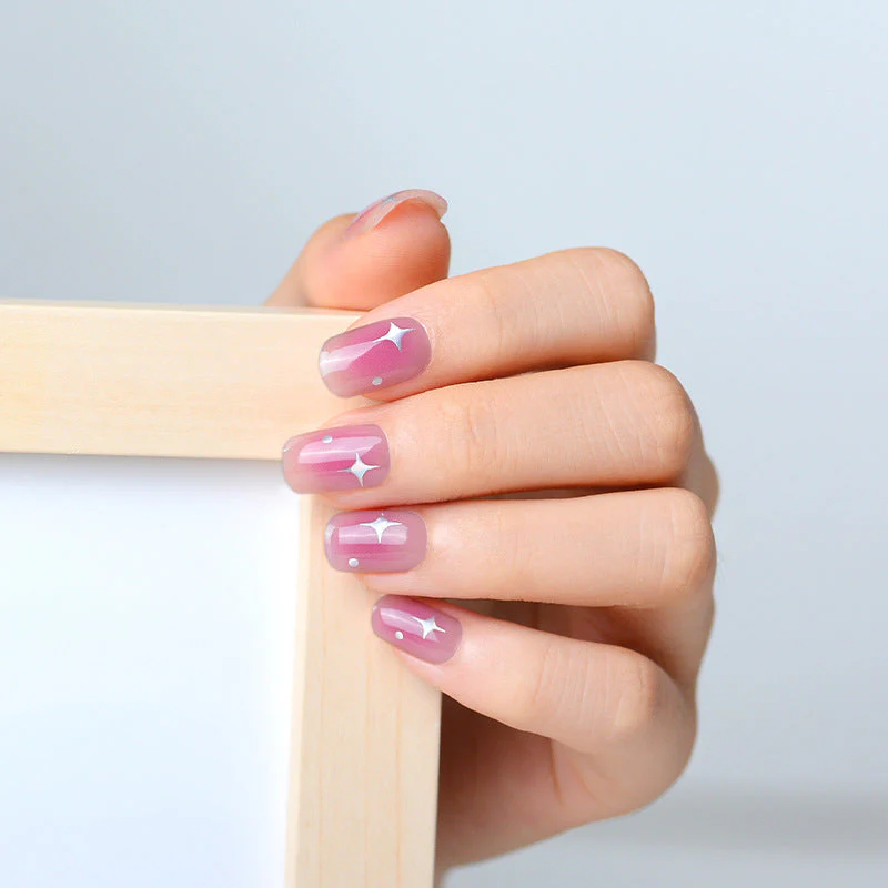 Summer Gel UV Nail Polish Nail Sticker Blush - Image 6