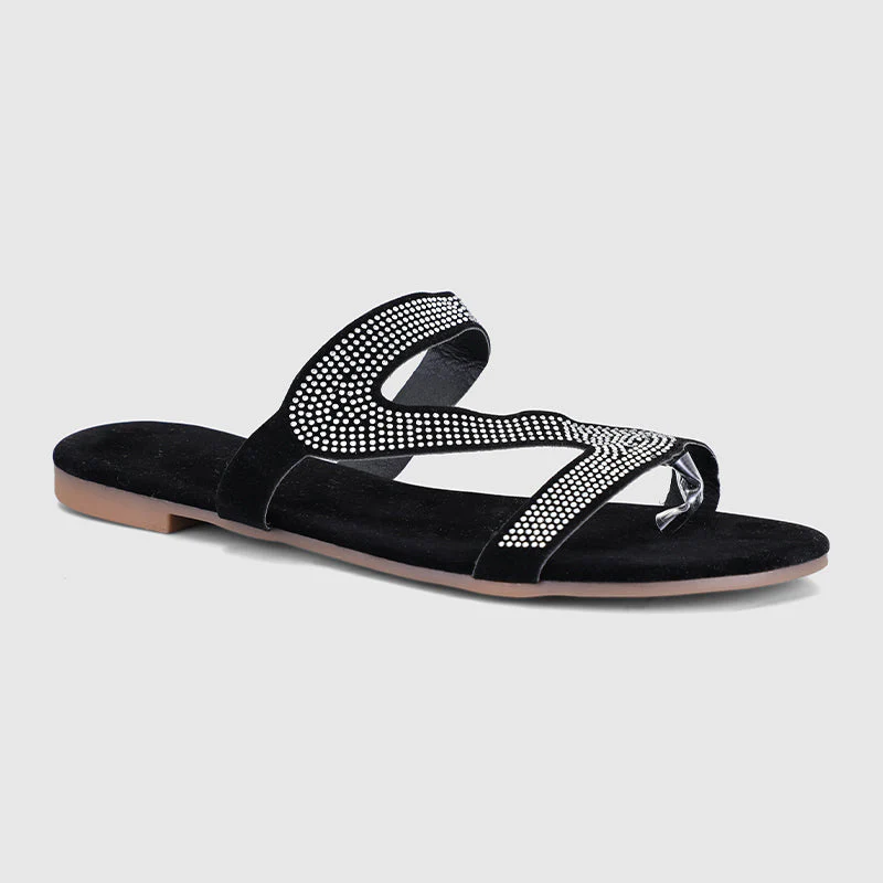 Summer One-strap Slippers Soft Flat Shoes