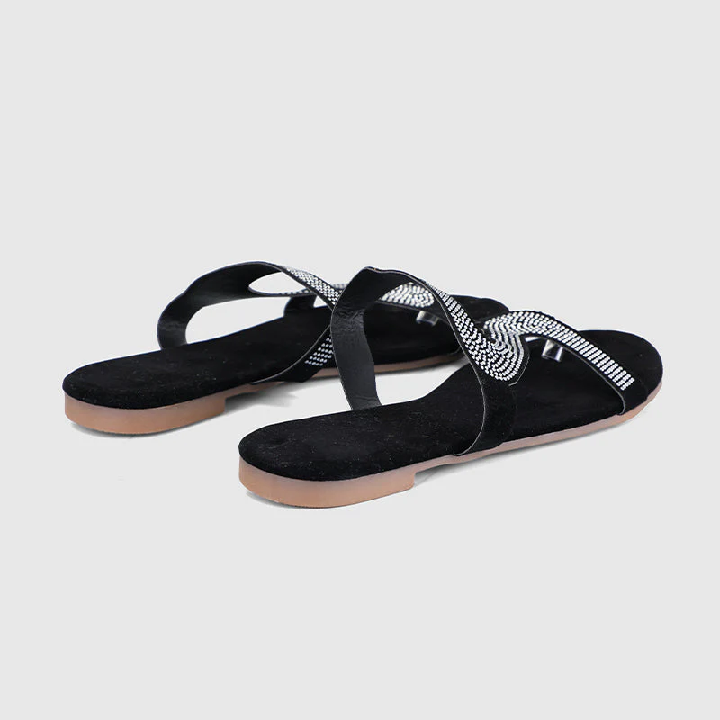 Summer One-strap Slippers Soft Flat Shoes - Image 4