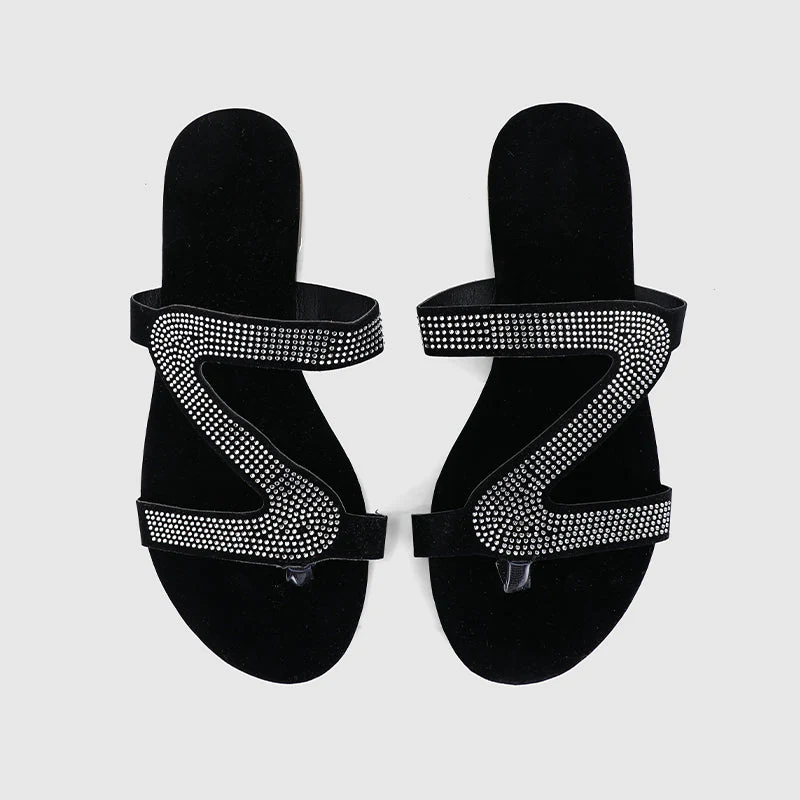 Summer One-strap Slippers Soft Flat Shoes - Image 5