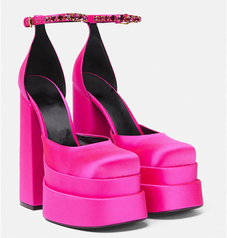Thick High Heels Shoes - Image 7
