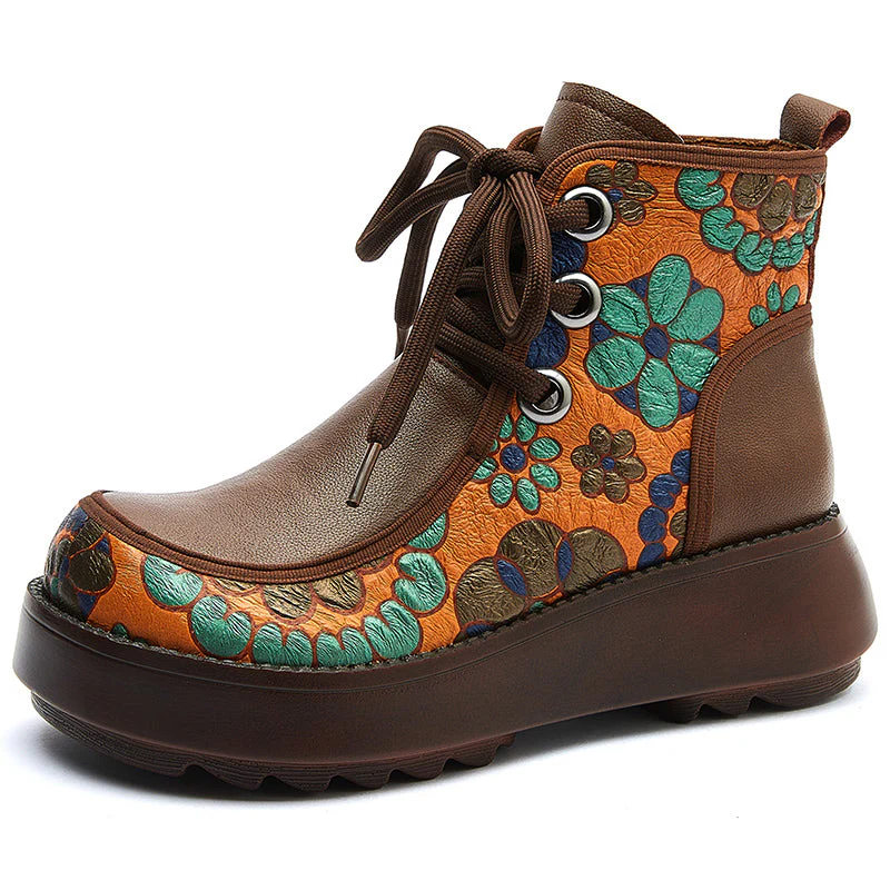 Thick Wedge Martin Boots - Image 10