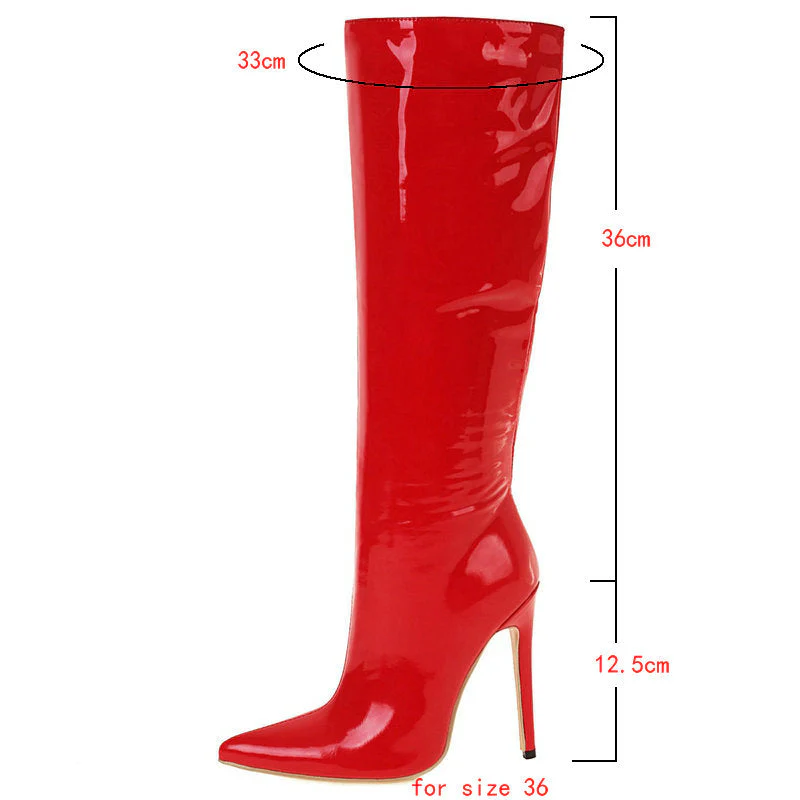 Thin High Heel Boots - Image 10