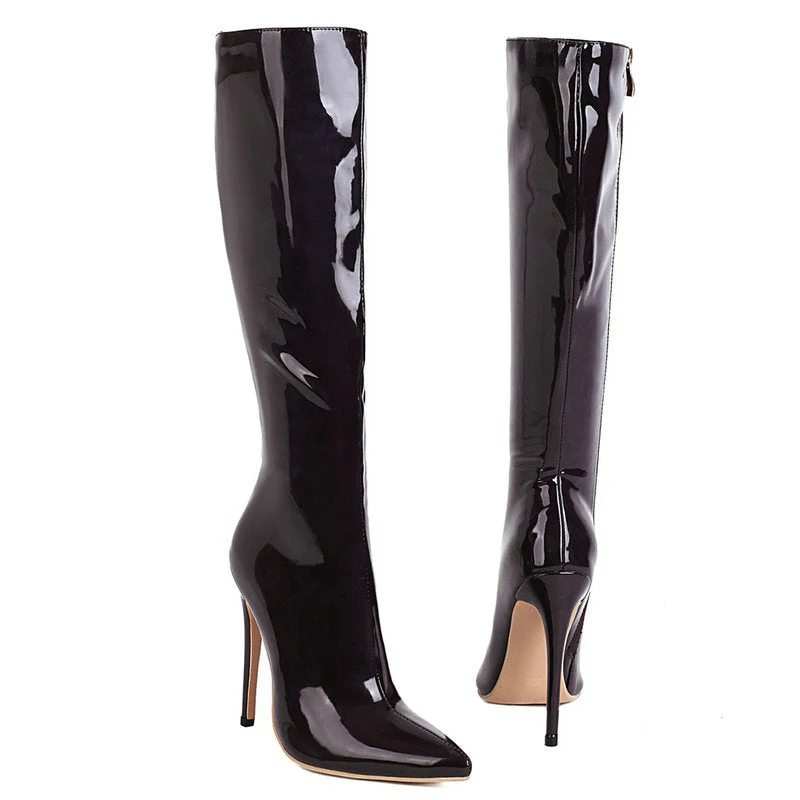 Thin High Heel Boots - Image 14