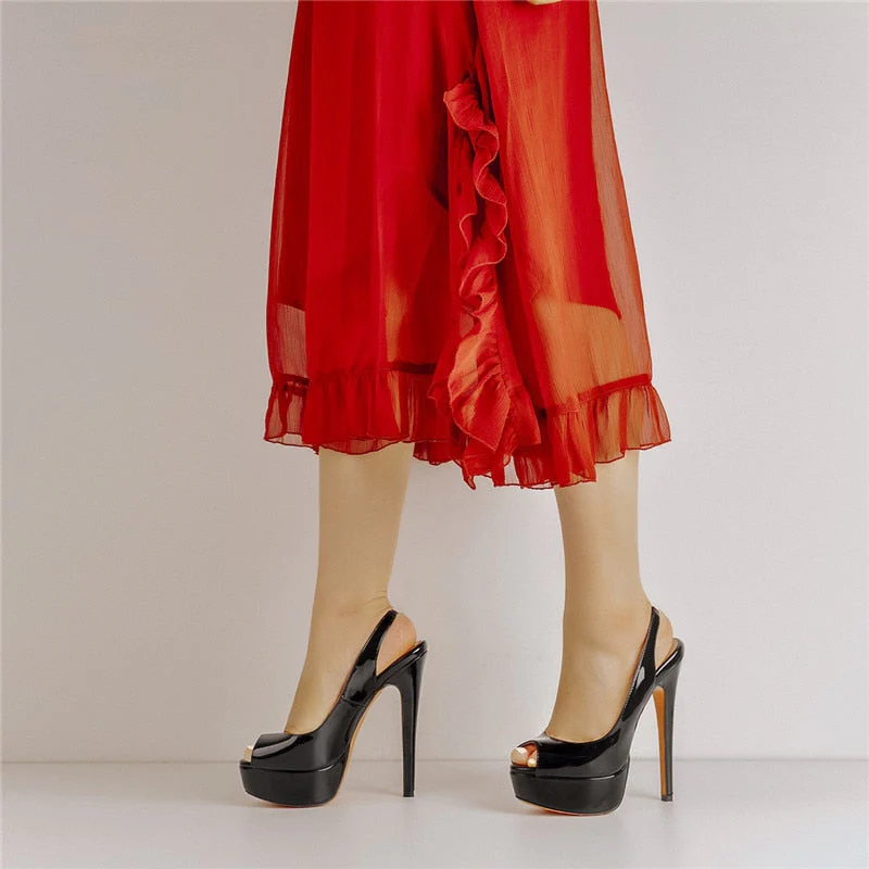 Thin High Heel Sandals - Image 10