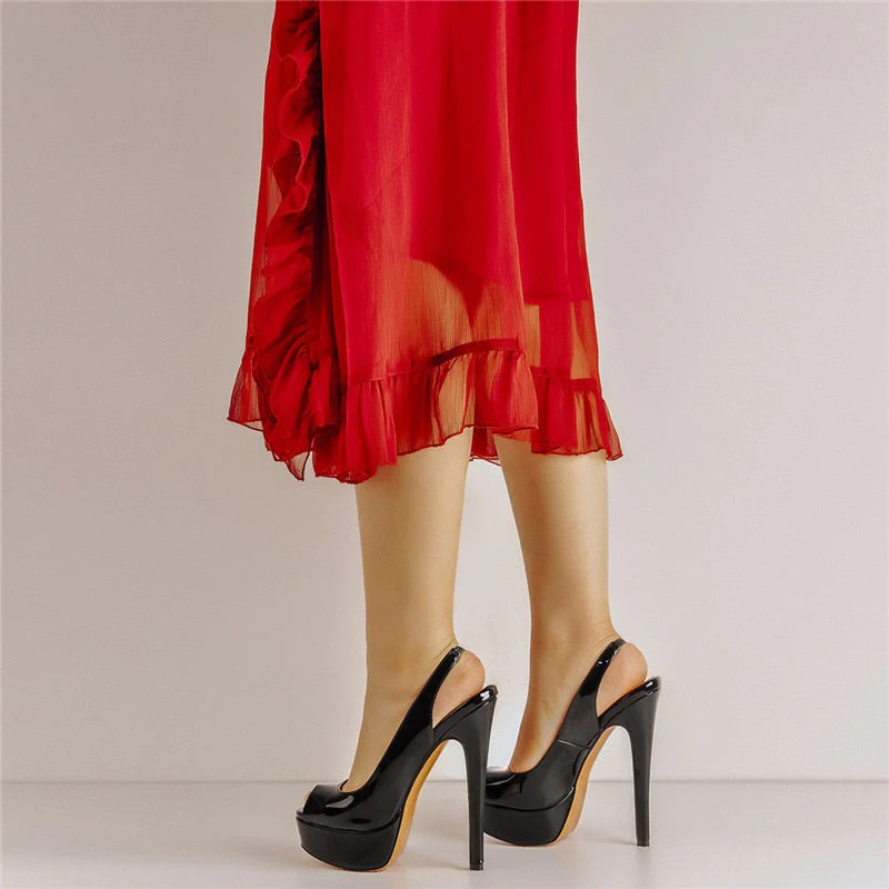 Thin High Heel Sandals - Image 11