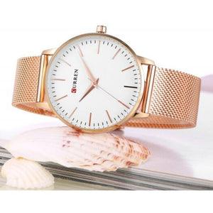 Thin Ladies Casual Simple Waterproof Quartz Watch - Image 2