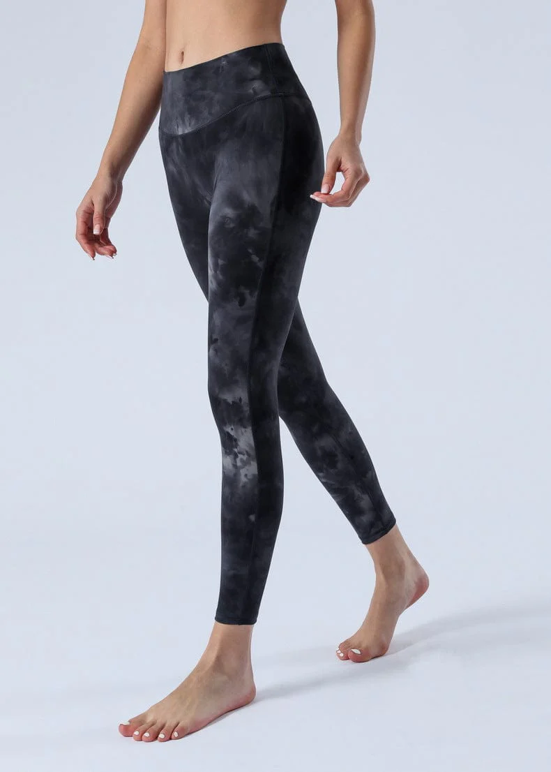 Tie-Dye Mid Waist Leggings - Image 2