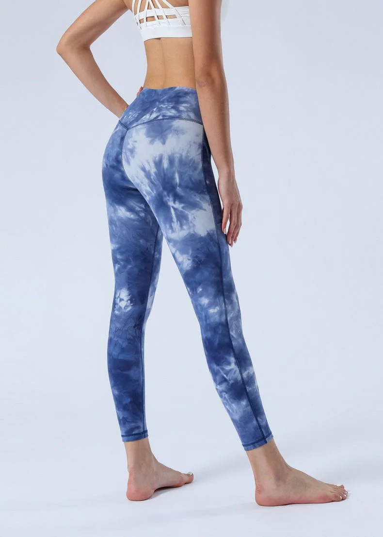 Tie-Dye Mid Waist Leggings - Image 6