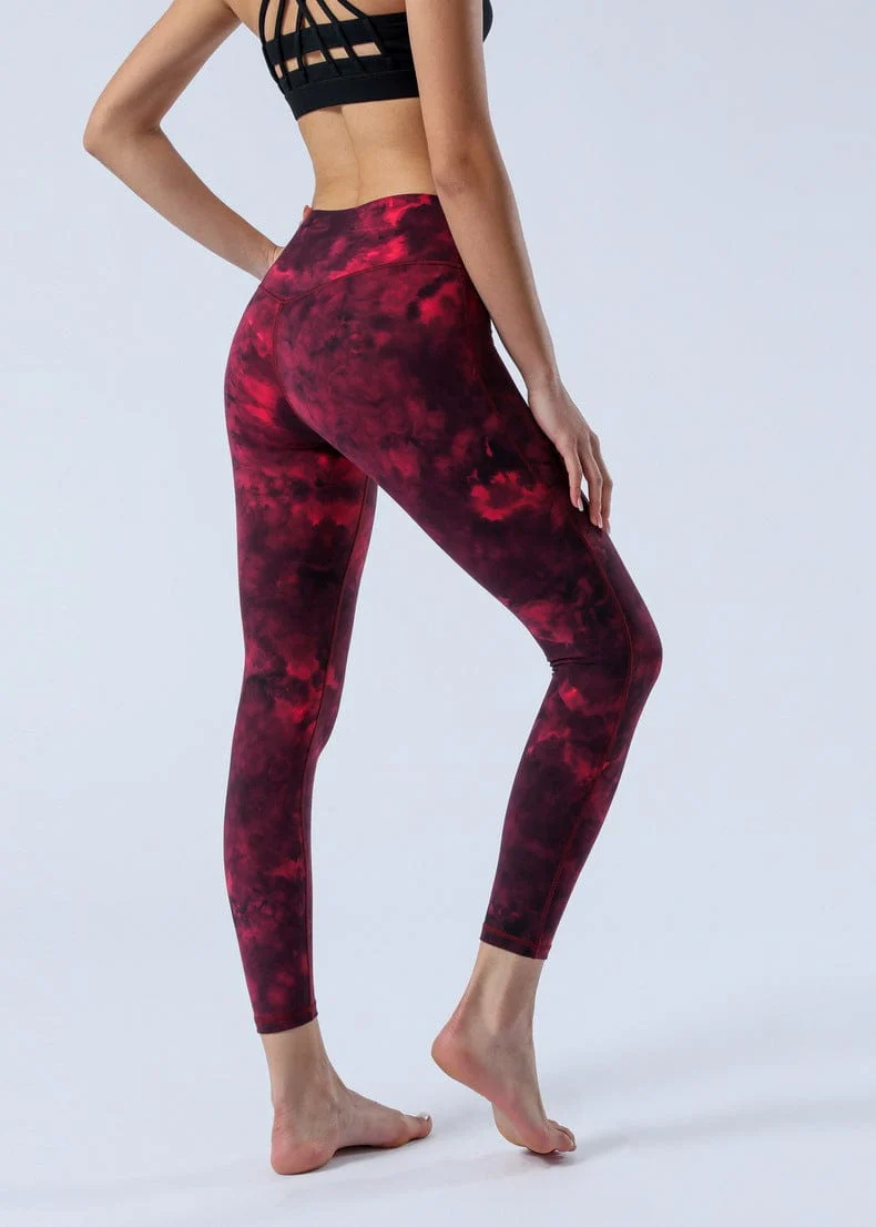 Tie-Dye Mid Waist Leggings - Image 8