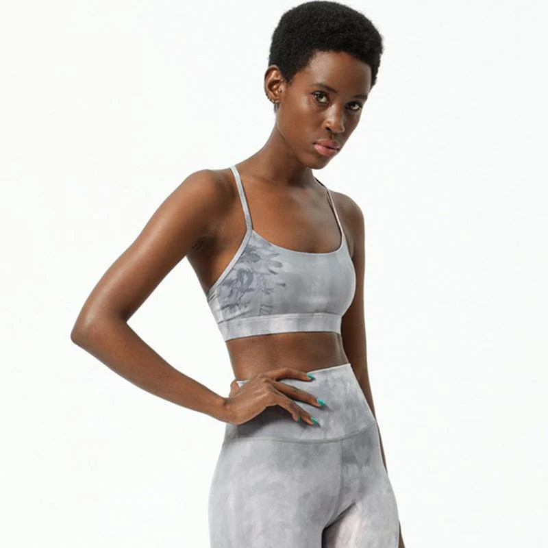 Tie-Dye Racerback Sports Bra - Image 14