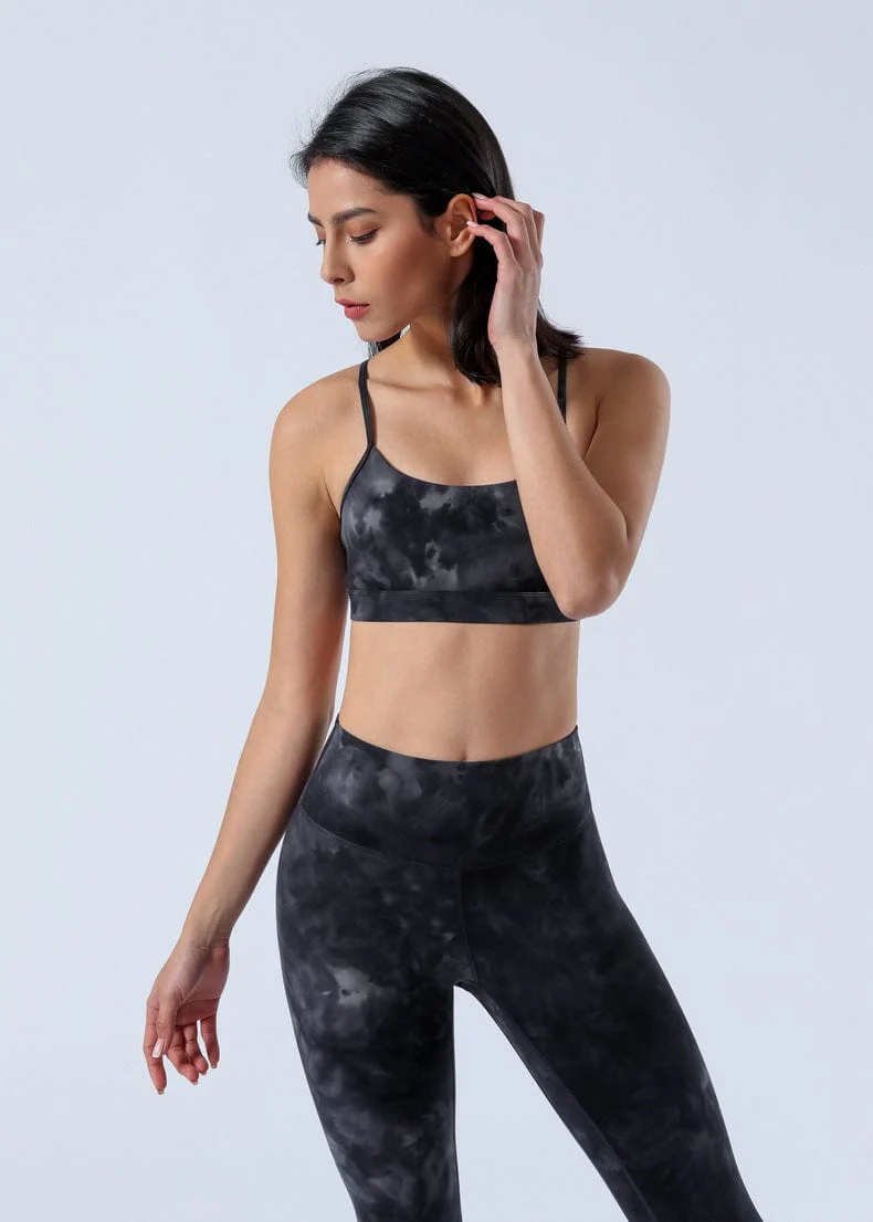 Tie-Dye Racerback Sports Bra - Image 2