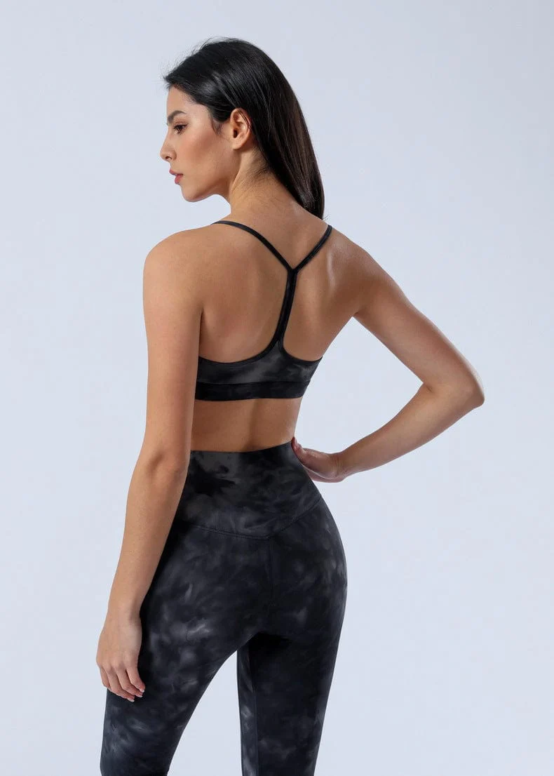 Tie-Dye Racerback Sports Bra - Image 4