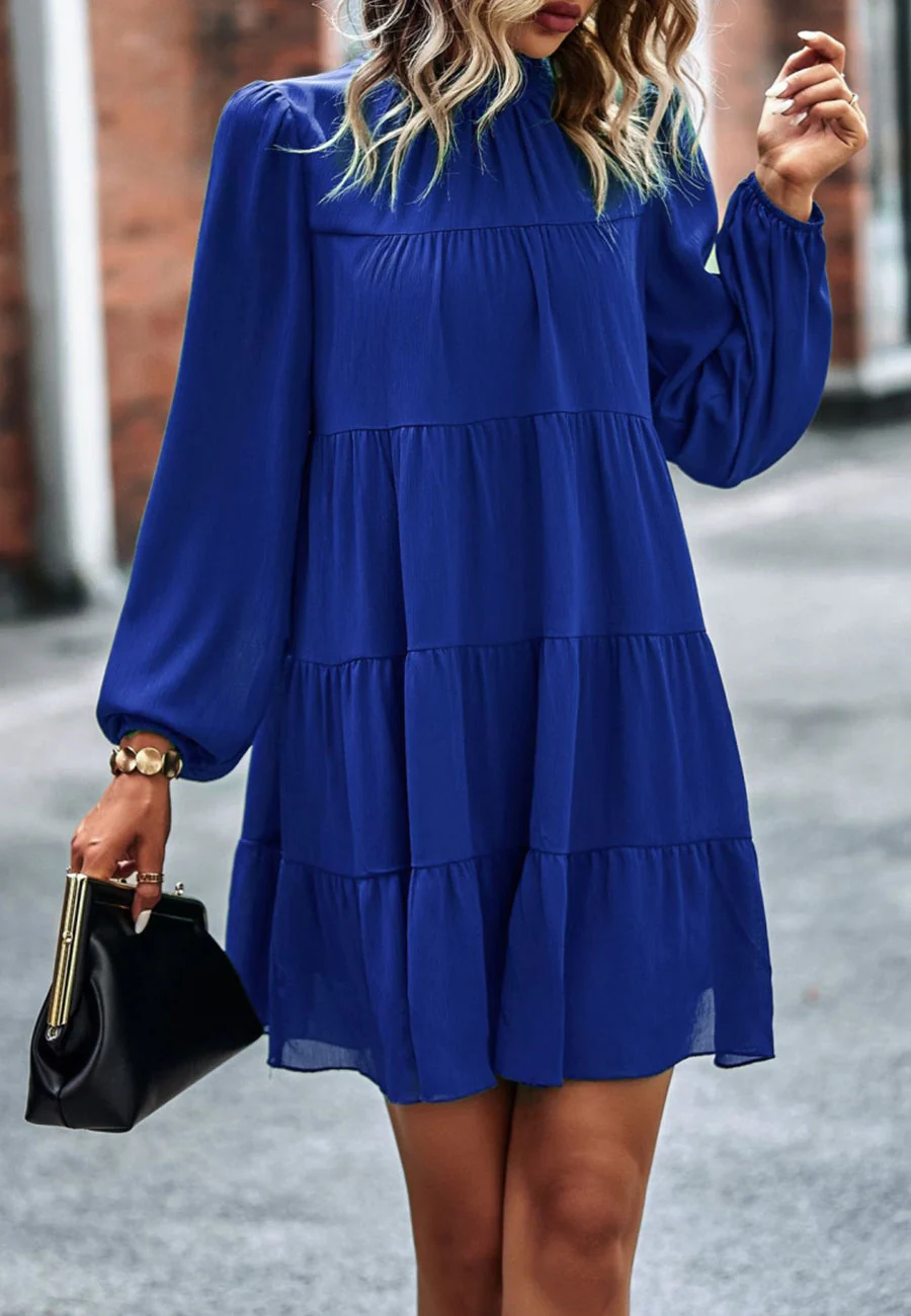Tie Ribbon Back Shift Dress - Image 10