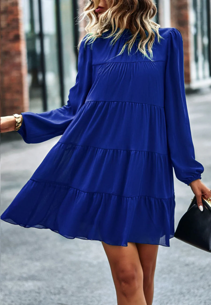 Tie Ribbon Back Shift Dress - Image 11