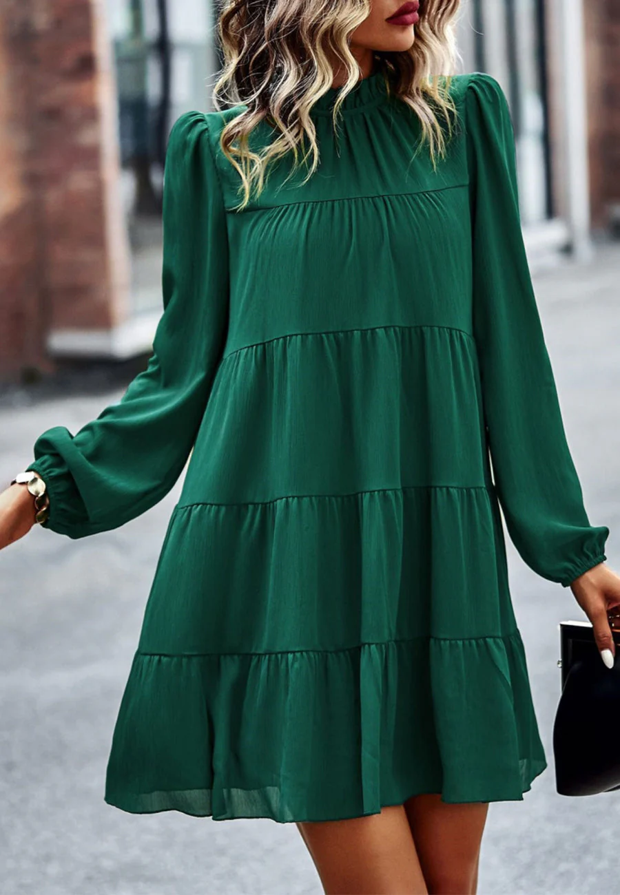 Tie Ribbon Back Shift Dress - Image 13