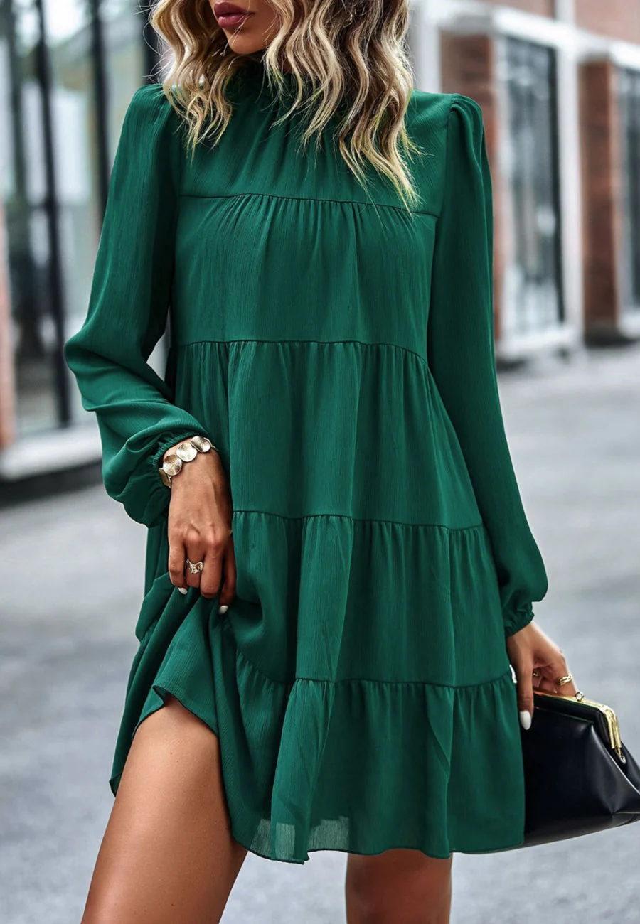 Tie Ribbon Back Shift Dress - Image 16