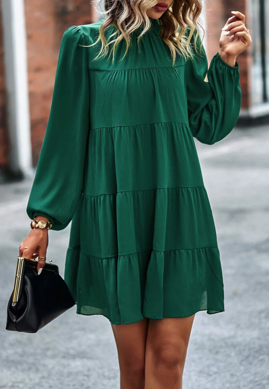 Tie Ribbon Back Shift Dress - Image 17