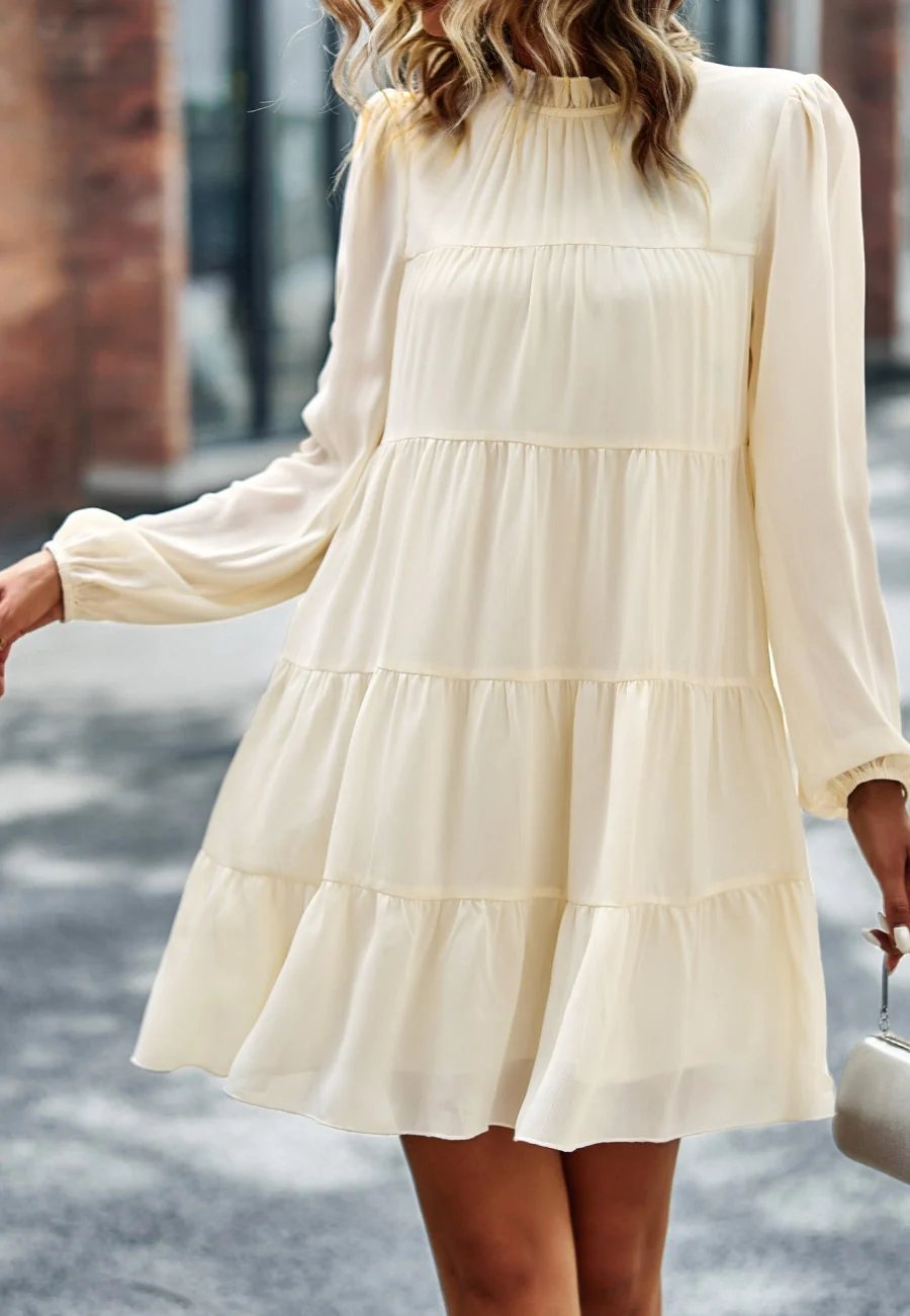 Tie Ribbon Back Shift Dress - Image 21